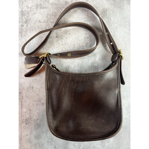 Coach | Bags | Coach Vintage 995 Usa Leather Brown | Poshmark